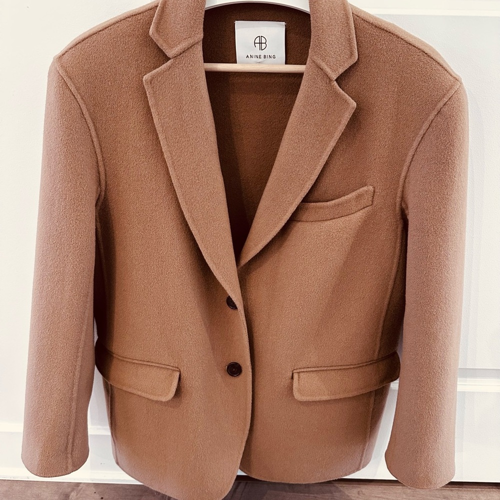 Anine Bing Camel Blazer